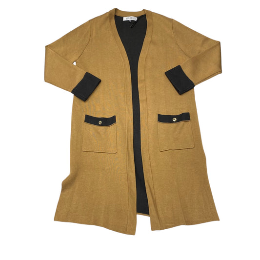 Sweater Cardigan By Kasper In Tan, Size:M