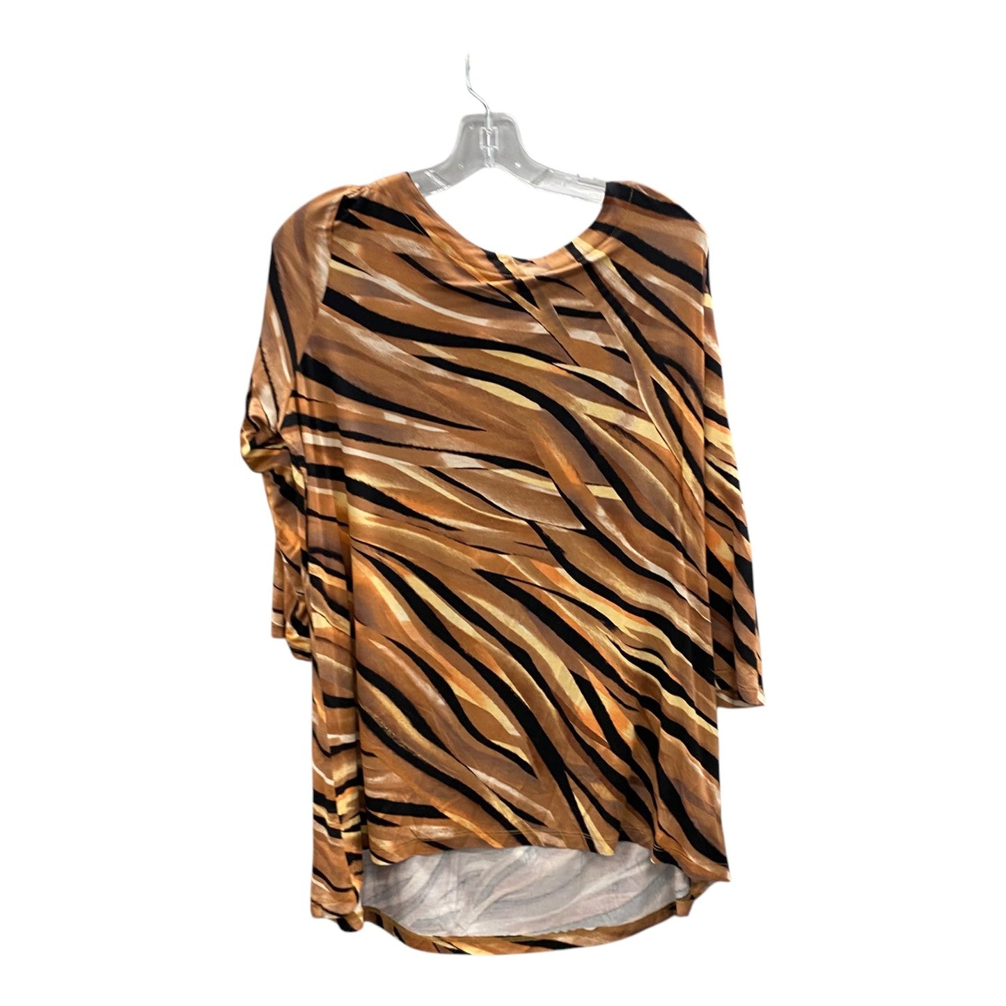 Top Ls By Jones New York In Animal Print, Size:Xl