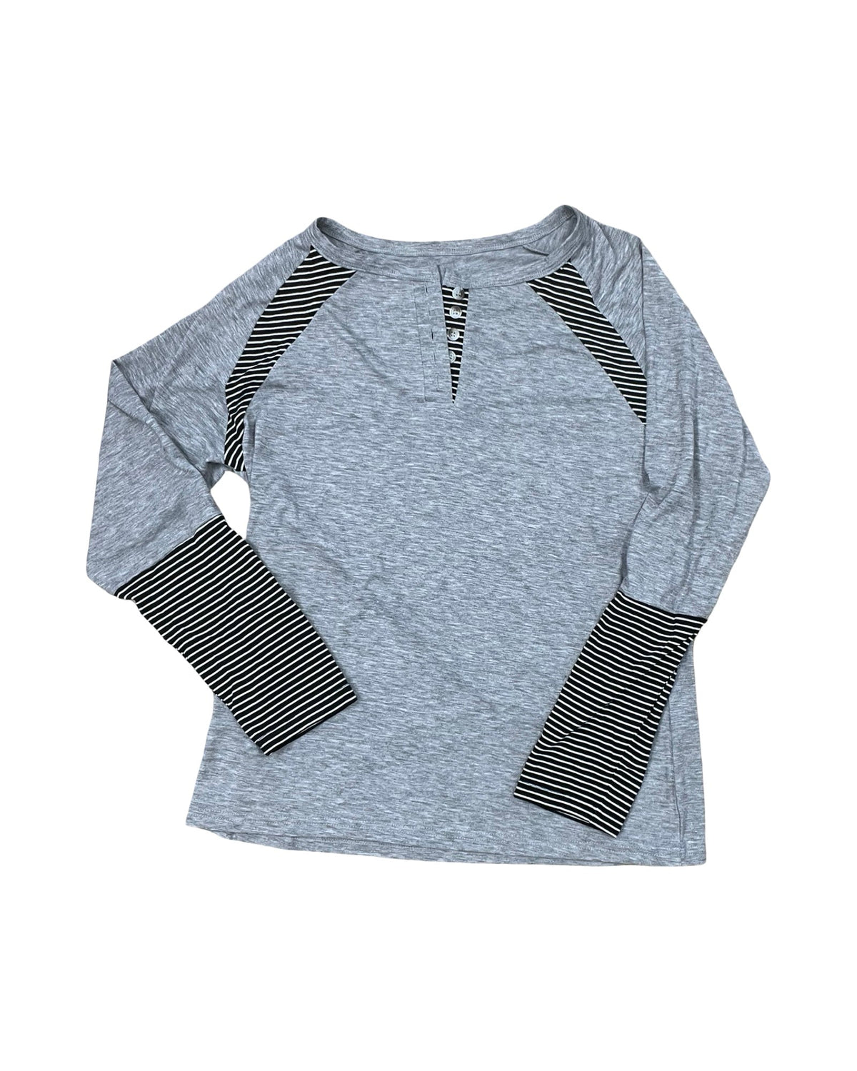 Top Ls By Clothes Mentor In Grey, Size:L