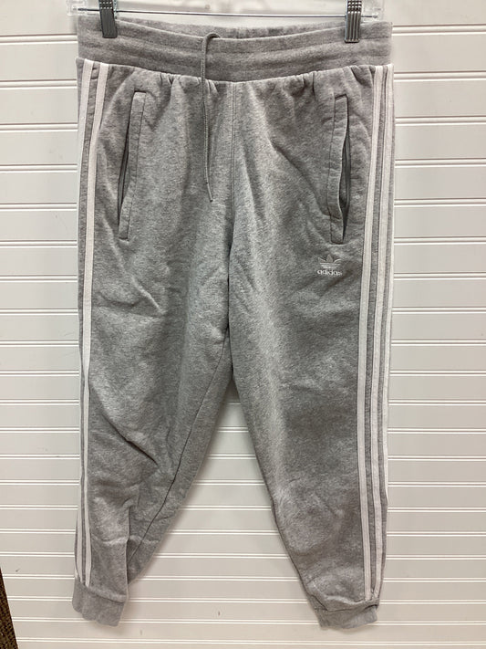 Athletic Pants By Adidas In Grey, Size:M