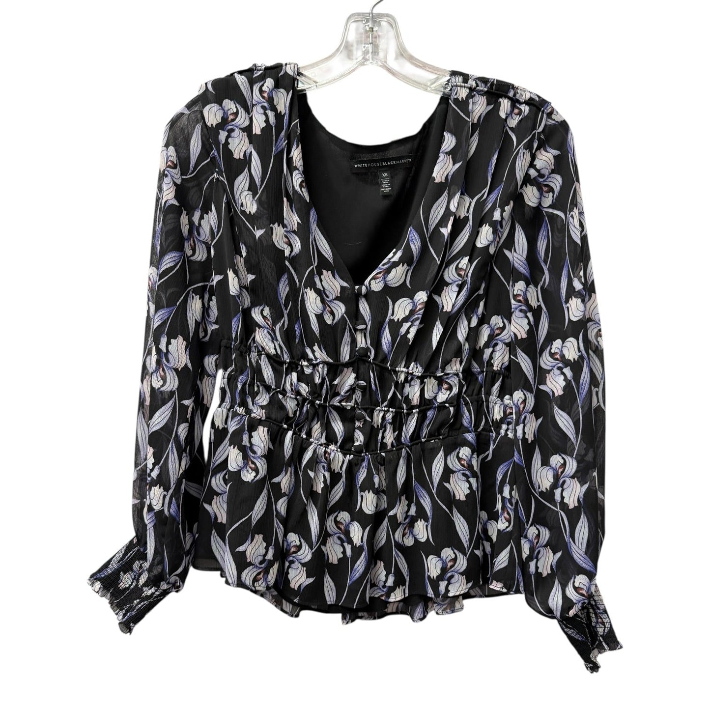 Top Ls By White House Black Market In Black, Size:Xs