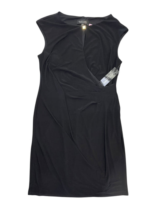 Dress Casual Midi By Black Label In Black, Size:Xl