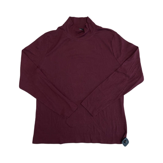 Top Ls By Talbots In Maroon, Size:Xl