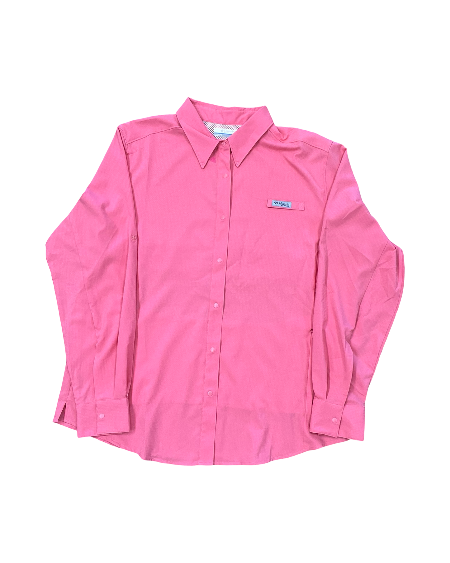 Blouse Ls By Columbia In Pink, Size:Xl