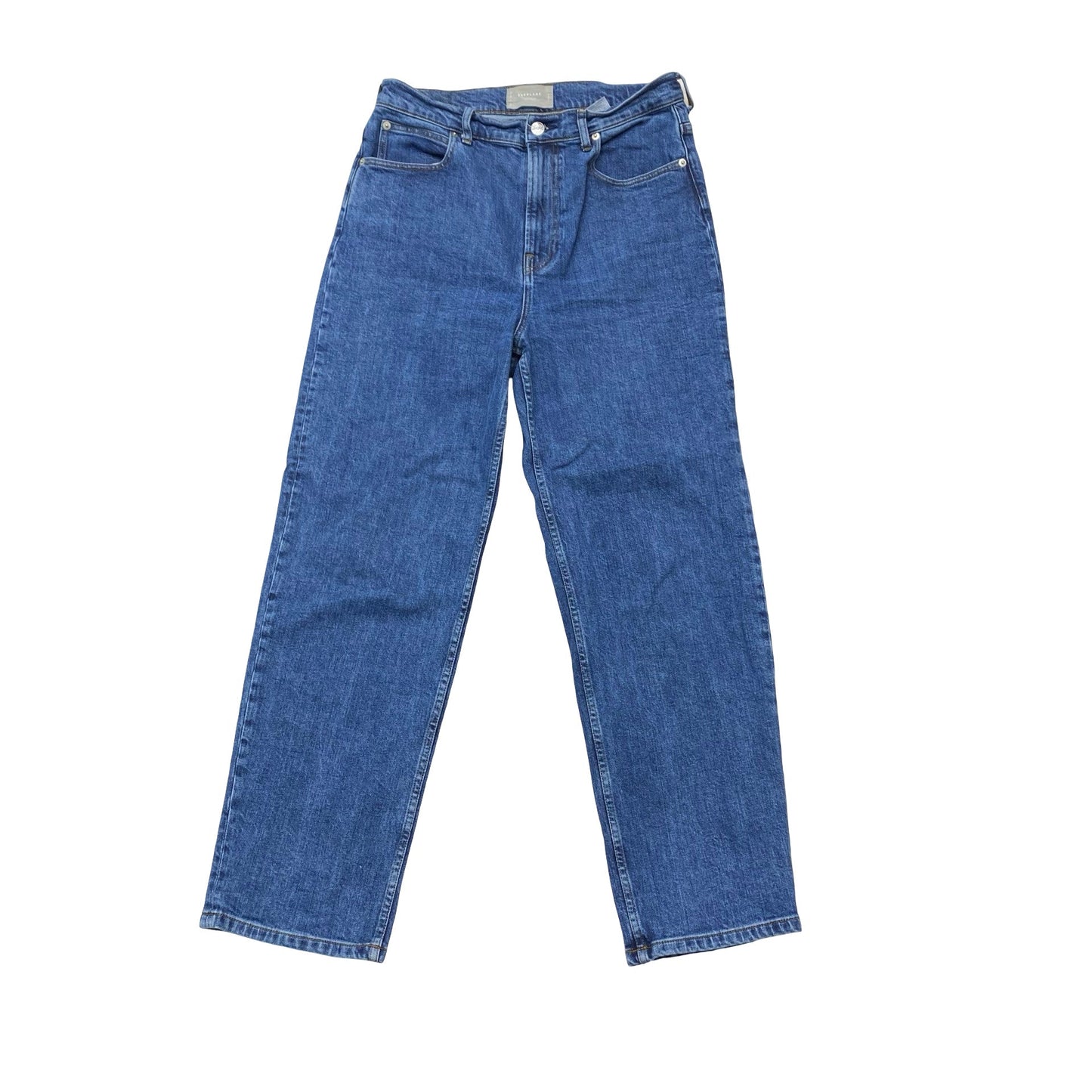 Jeans Straight By Everlane In Blue Denim, Size:10