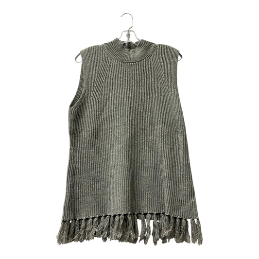 Sweater Designer By Milly In Grey, Size:L