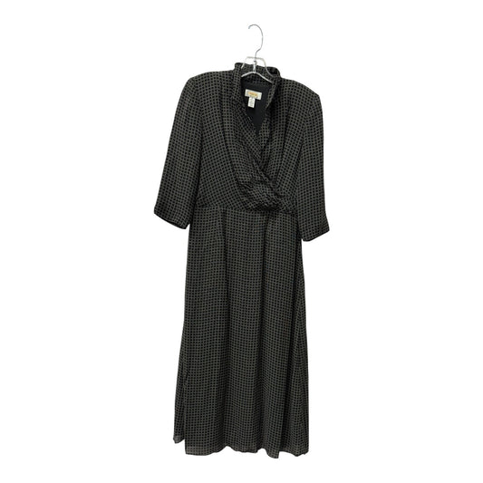 Dress Casual Midi By Talbots In Black, Size:S