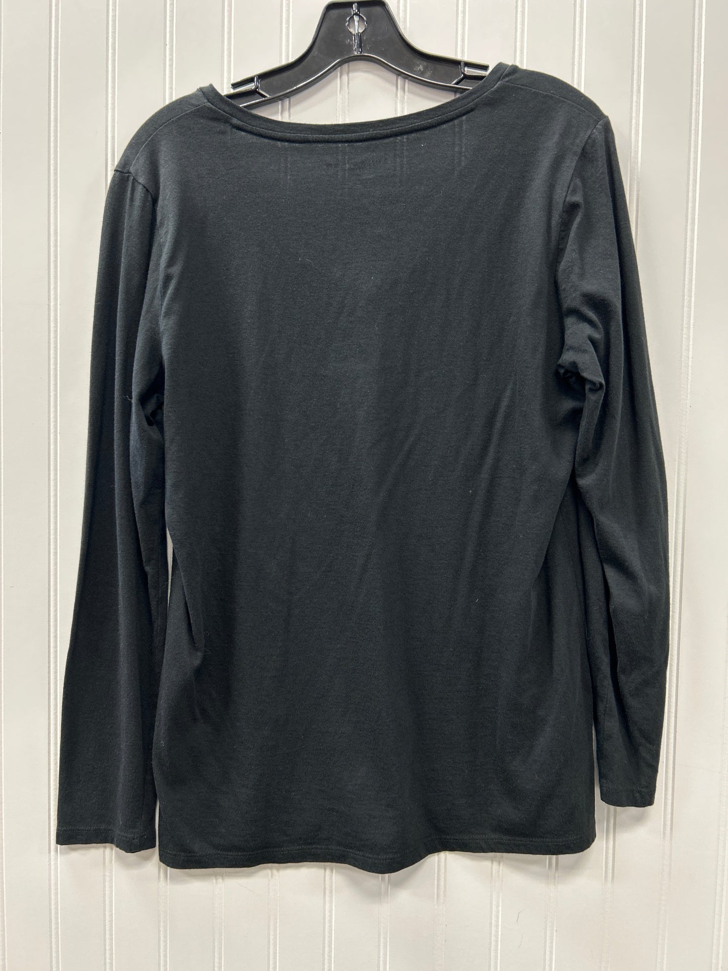 Top Ls By Ann Taylor In Black, Size:L