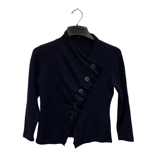 Blazer Designer By Lafayette 148 In Blue, Size:M