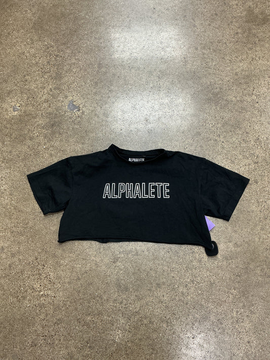 Athletic Top Ss By Alphalete In Black, Size:S