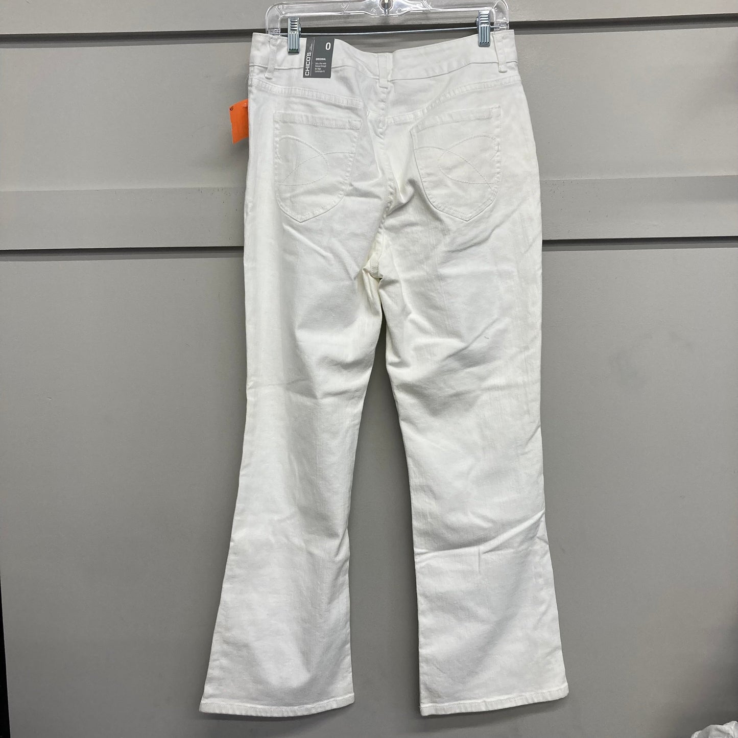 Jeans Boot Cut By Chicos In White, Size:8