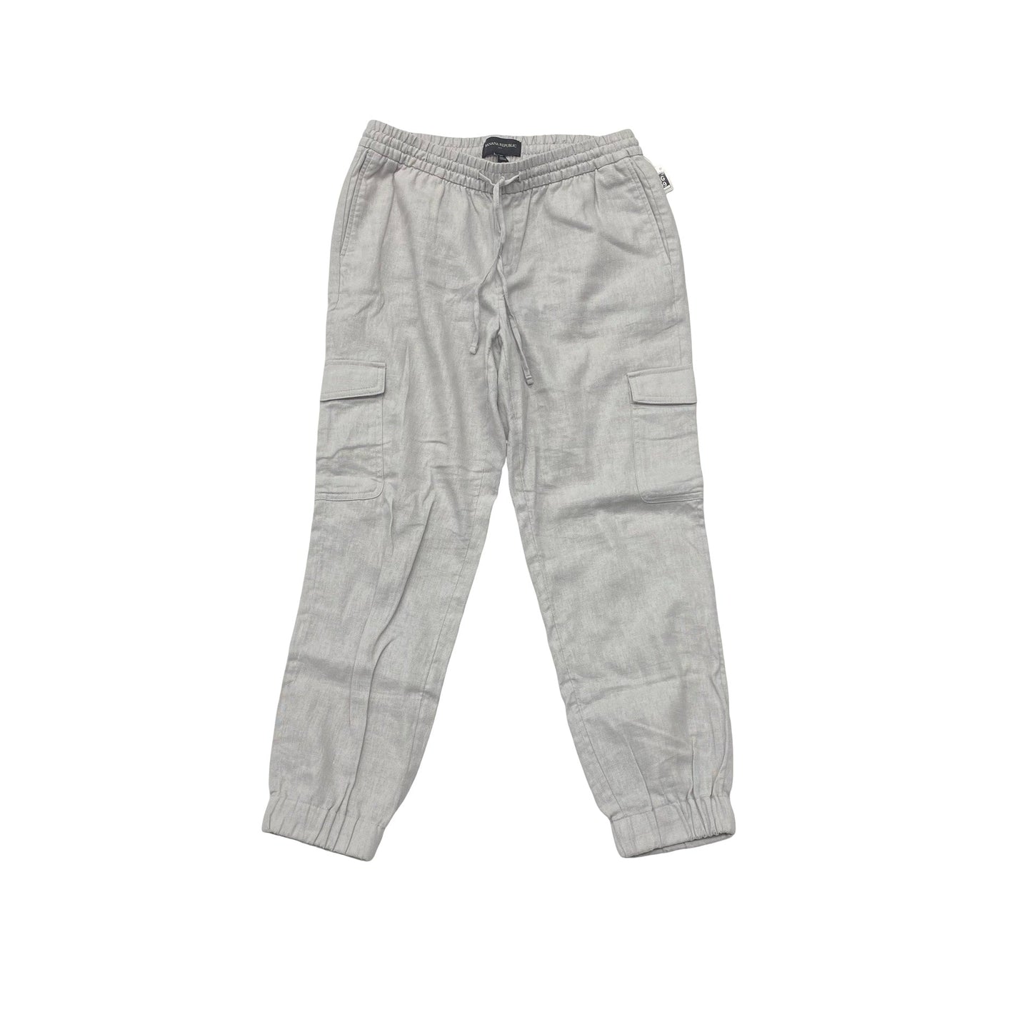 Pants Linen By Banana Republic In Grey, Size:XSP