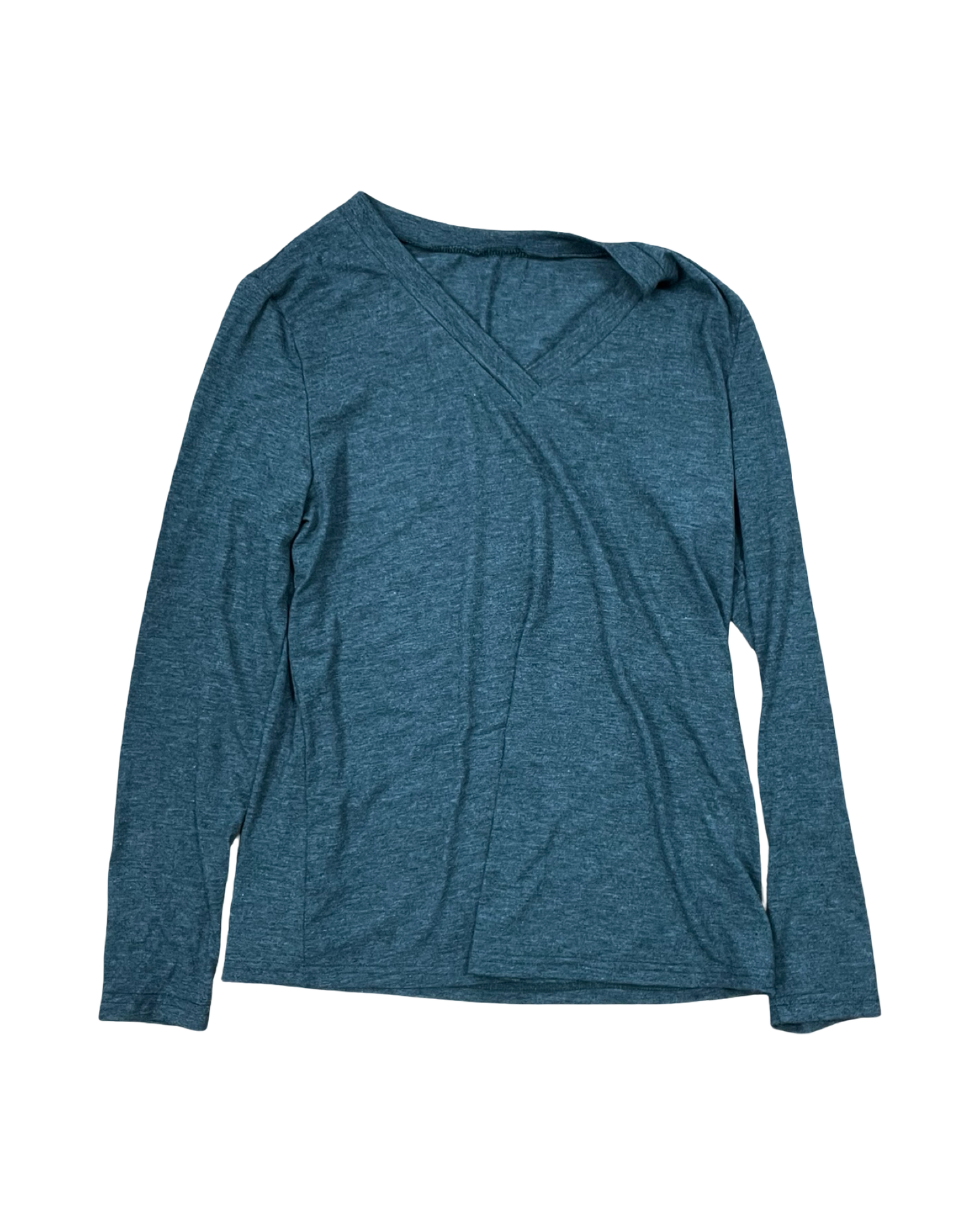 Top Ls Basic By Clothes Mentor In Green, Size:M