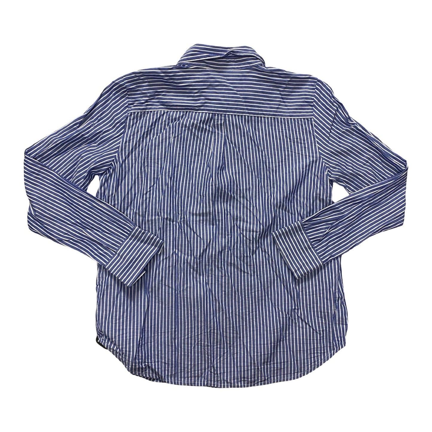 Top Ls By Ann Taylor In Blue & White, Size:M