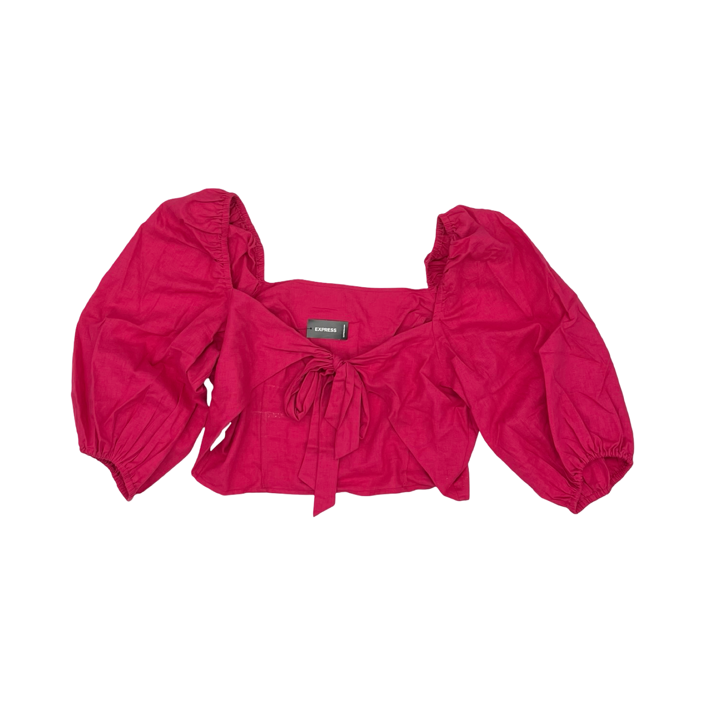 Blouse Ls By Express In Pink, Size:Xl