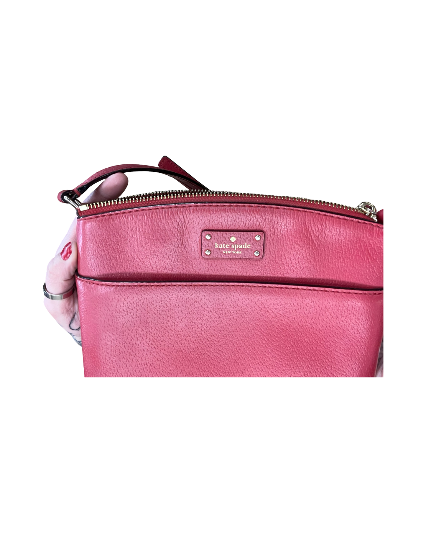 Crossbody Designer By Kate Spade In Red, Size:Small