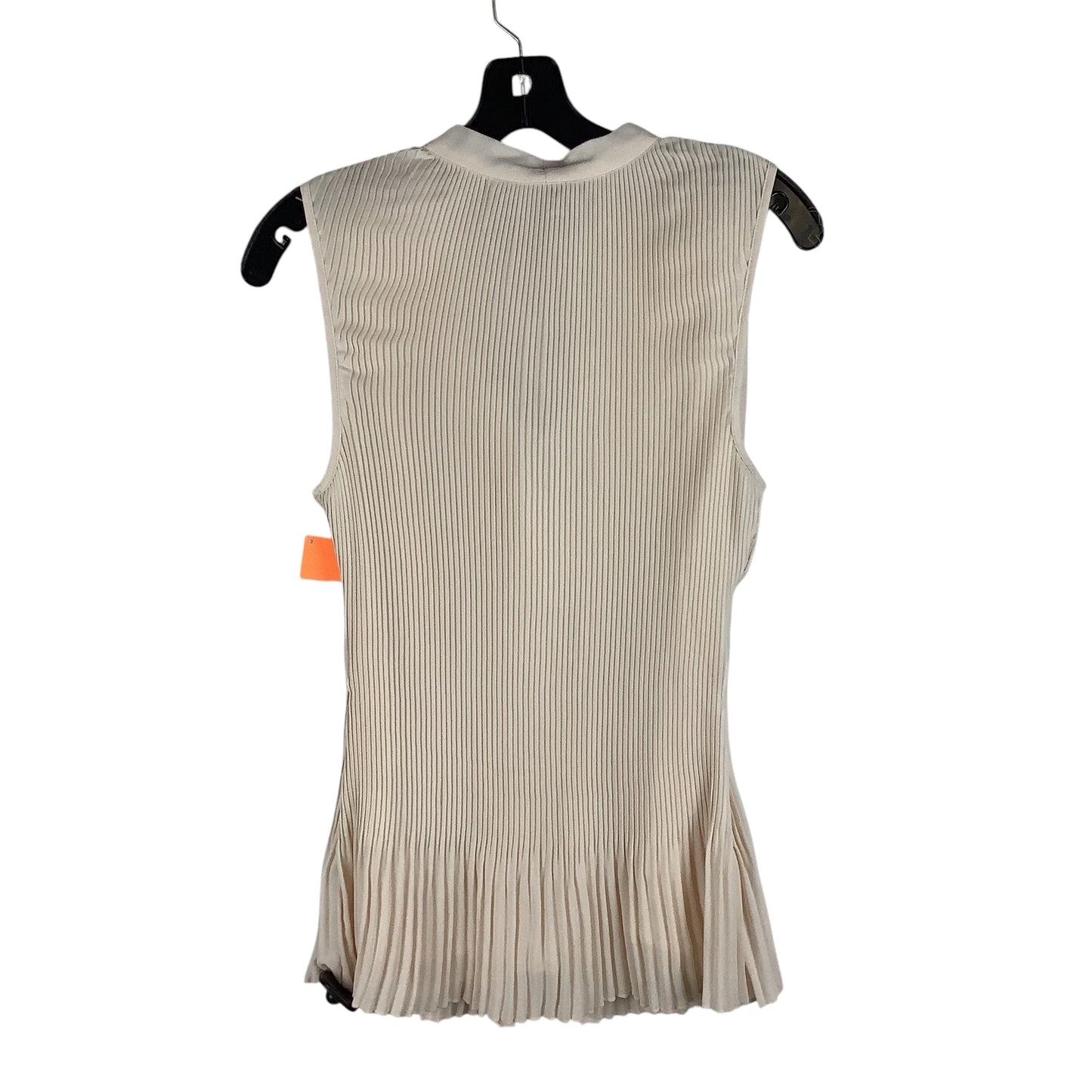 Top Sleeveless By Donna Karan In Pink, Size: L