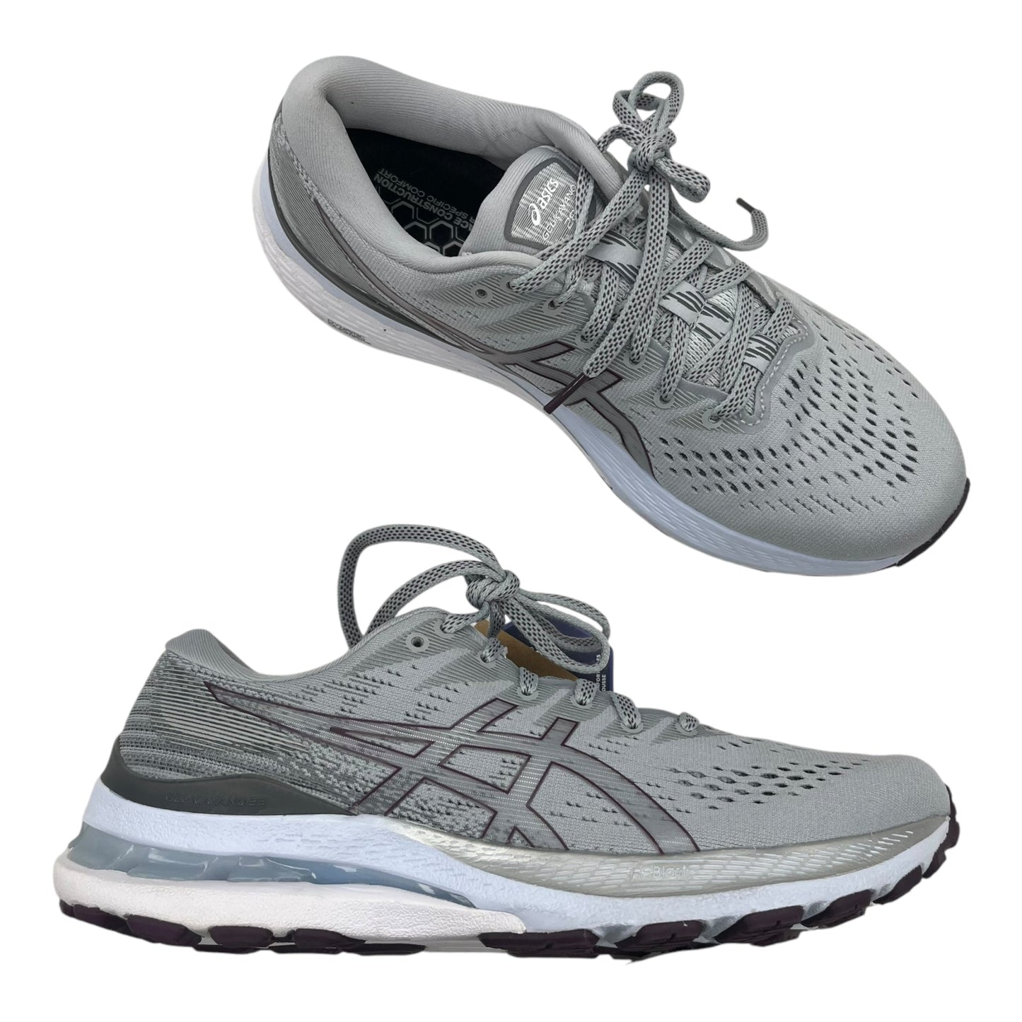 Shoes Athletic By Asics In Grey, Size:9.5