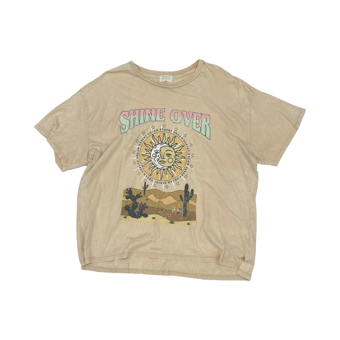 Top Ss By Clothes Mentor In Tan, Size:3X