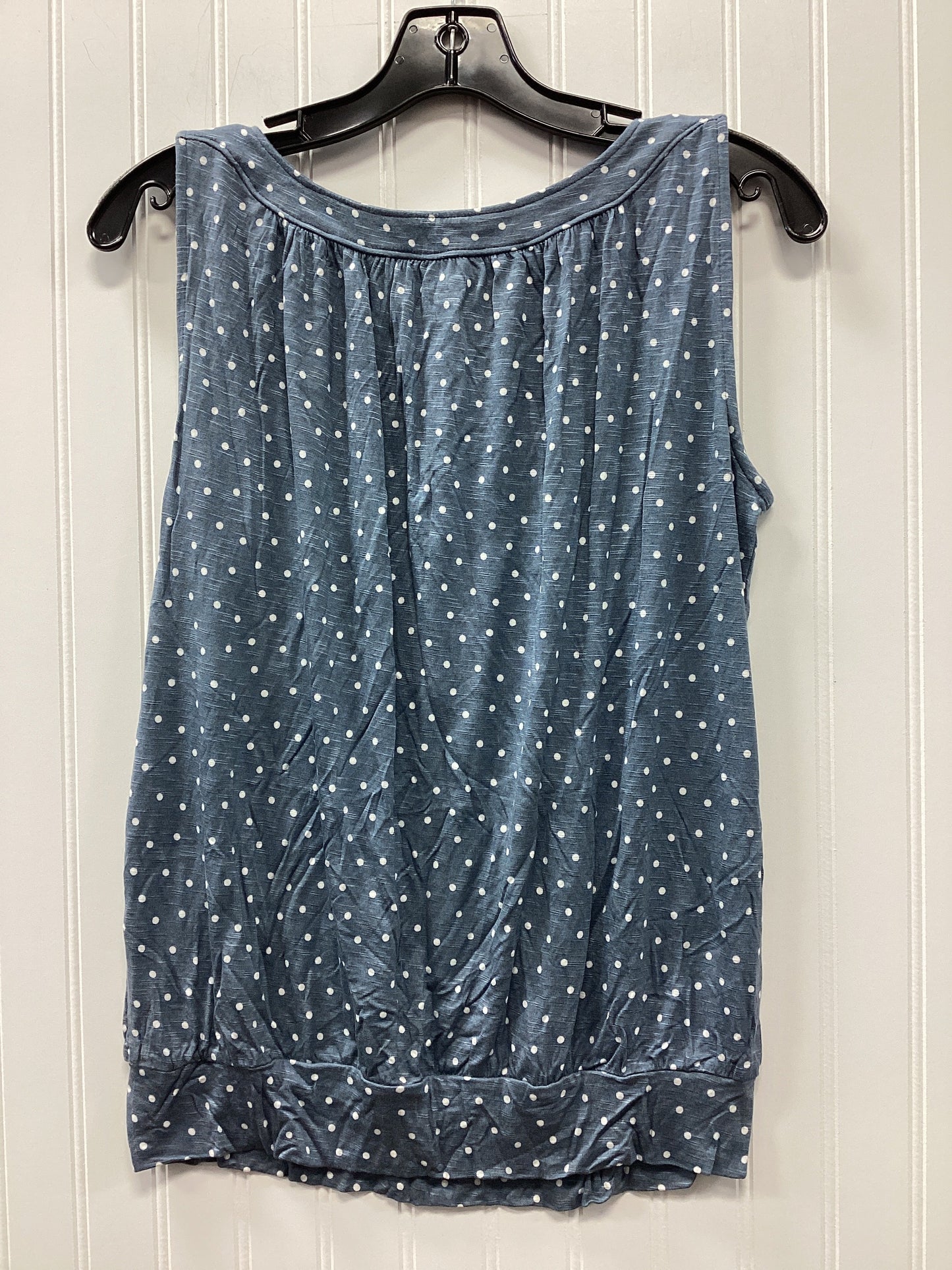 Top Sleeveless By Loft In Blue, Size:S NWT