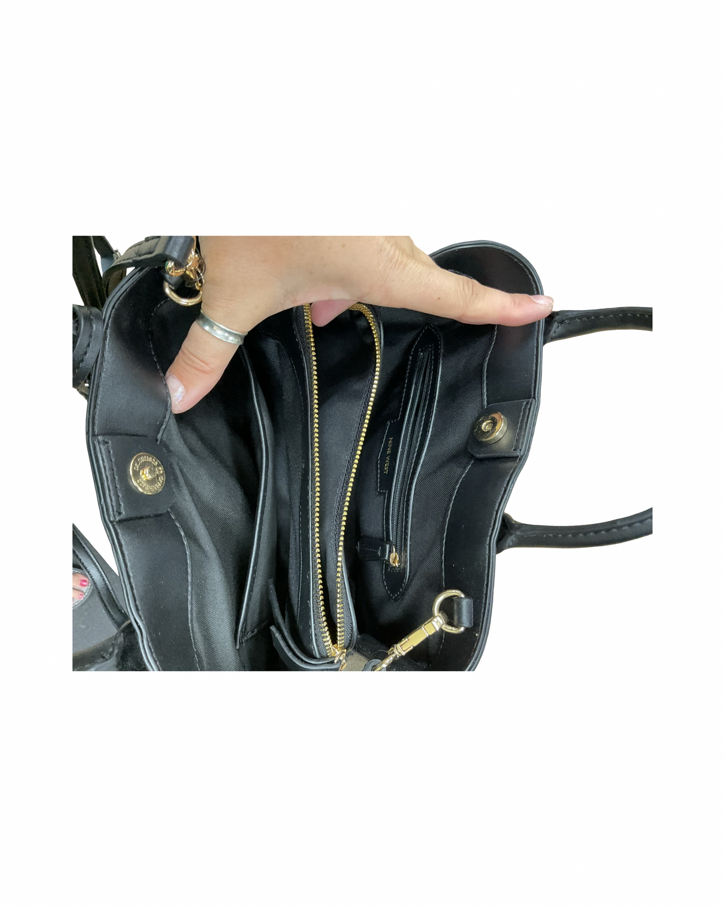Handbag By Nine West In Black, Size:Medium