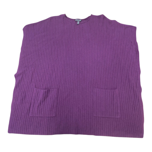 Sweater Designer By Eileen Fisher In Purple, Size:Osfm