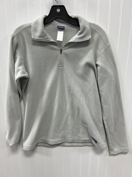 Athletic Top Ls Collar By Patagonia In Grey, Size:S
