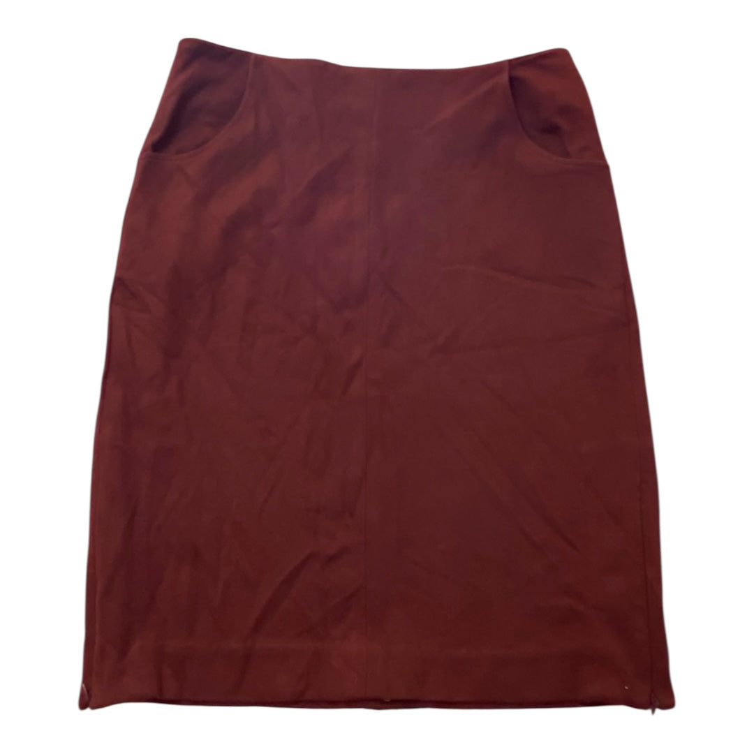 Skirt Midi By Cabi In Maroon, Size:2