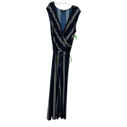 Jumpsuit By Lauren By Ralph Lauren In Blue, Size:Xl