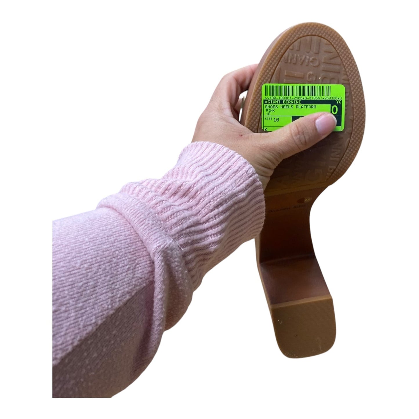 Shoes Heels Platform By Giani Bernini In Pink, Size:10