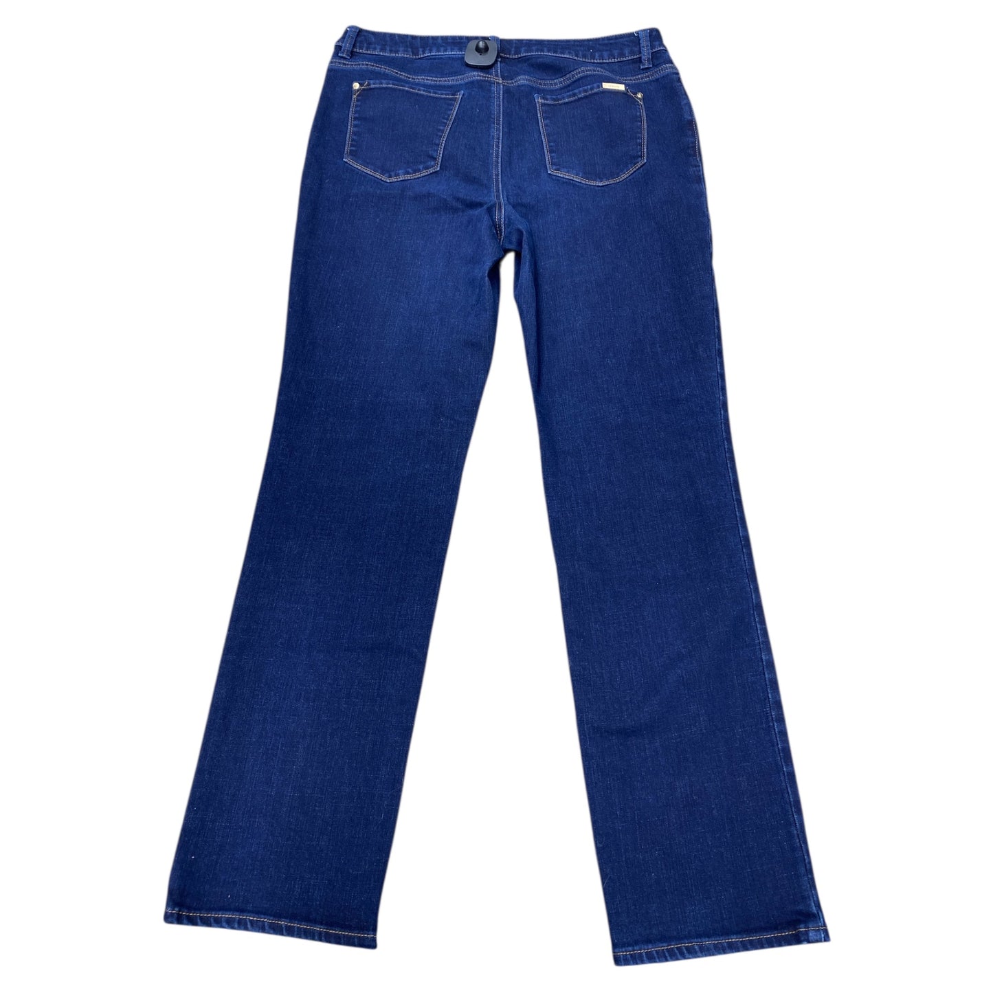 Jeans Straight By Chicos In Blue Denim, Size:10