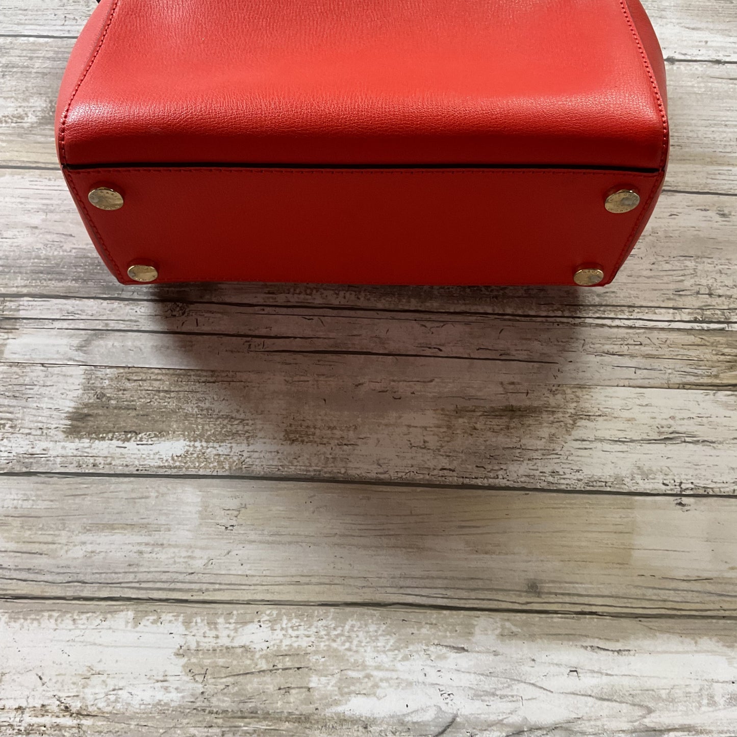 Handbag Designer By Michael Kors In Red, Size:Medium