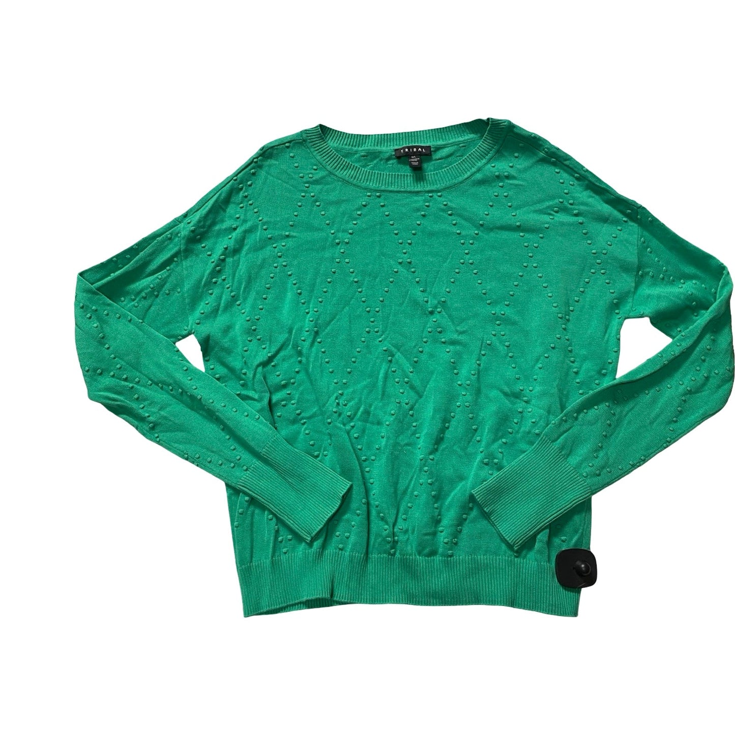 Sweater By Tribal In Green, Size:L
