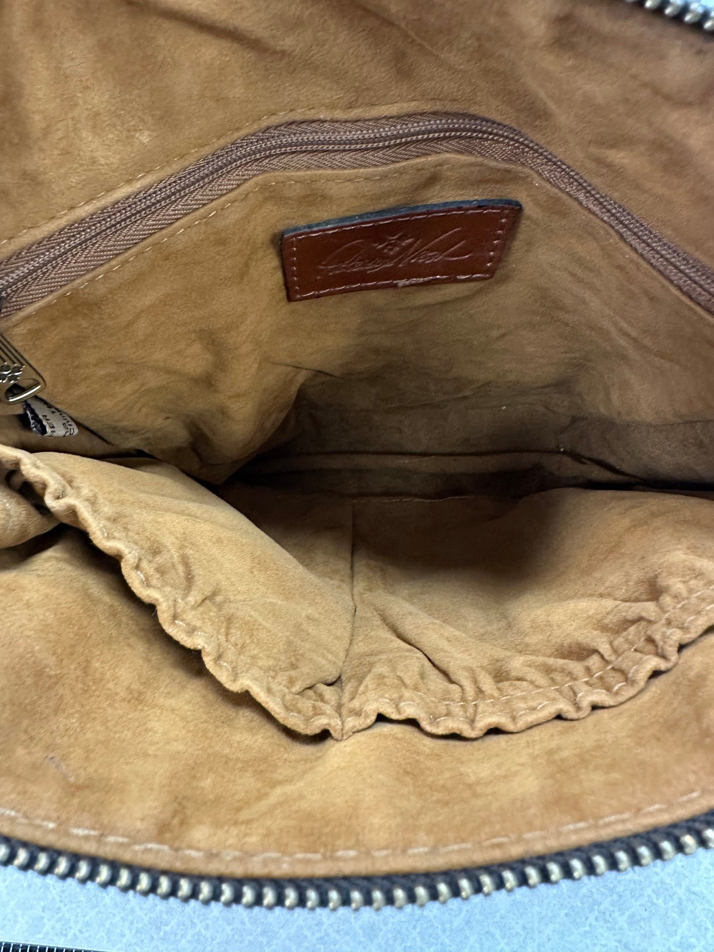 Crossbody Designer By Patricia Nash In Brown, Size:Small