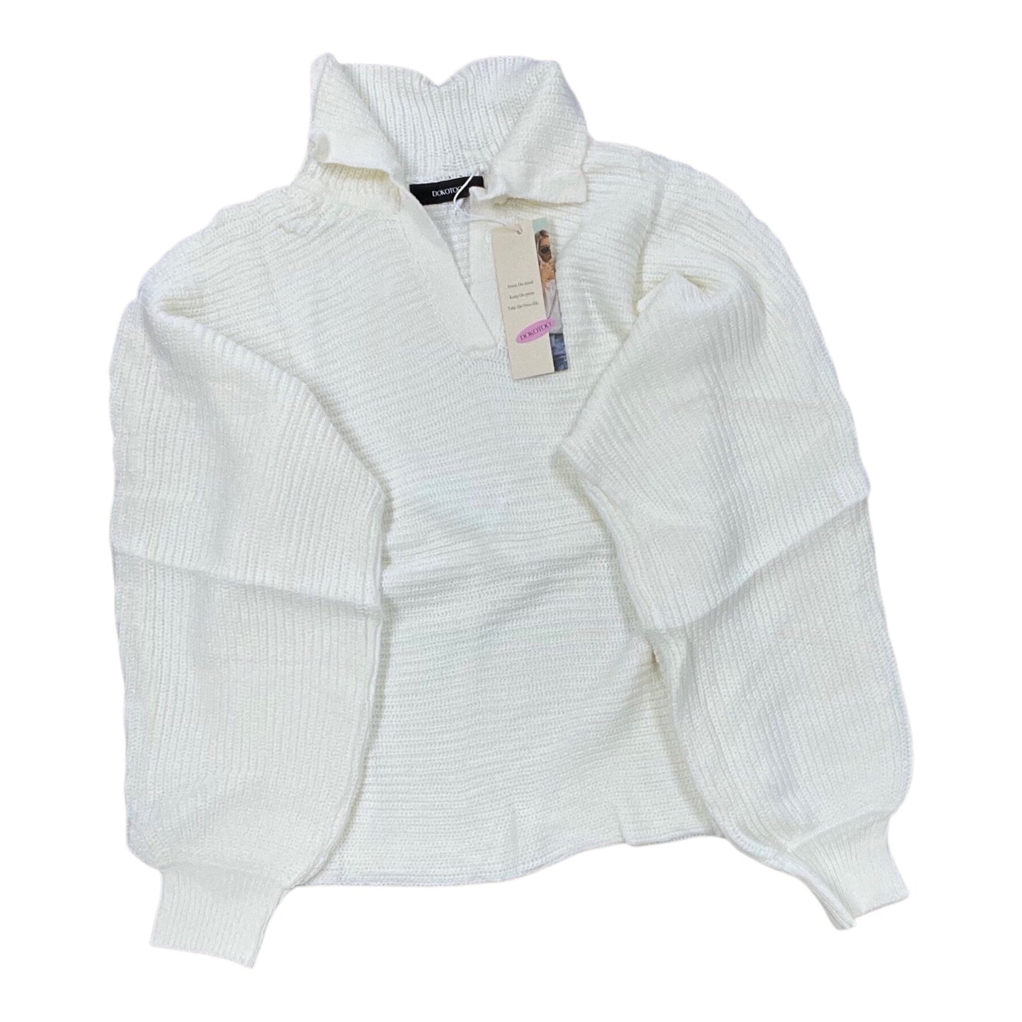 Sweater By Dokotoo In Cream, Size:L