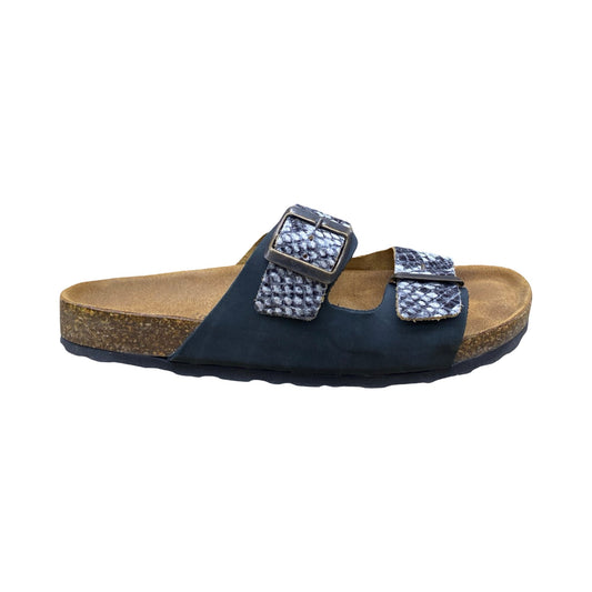 Sandals Flats By Amarea In Animal Print, Size:8