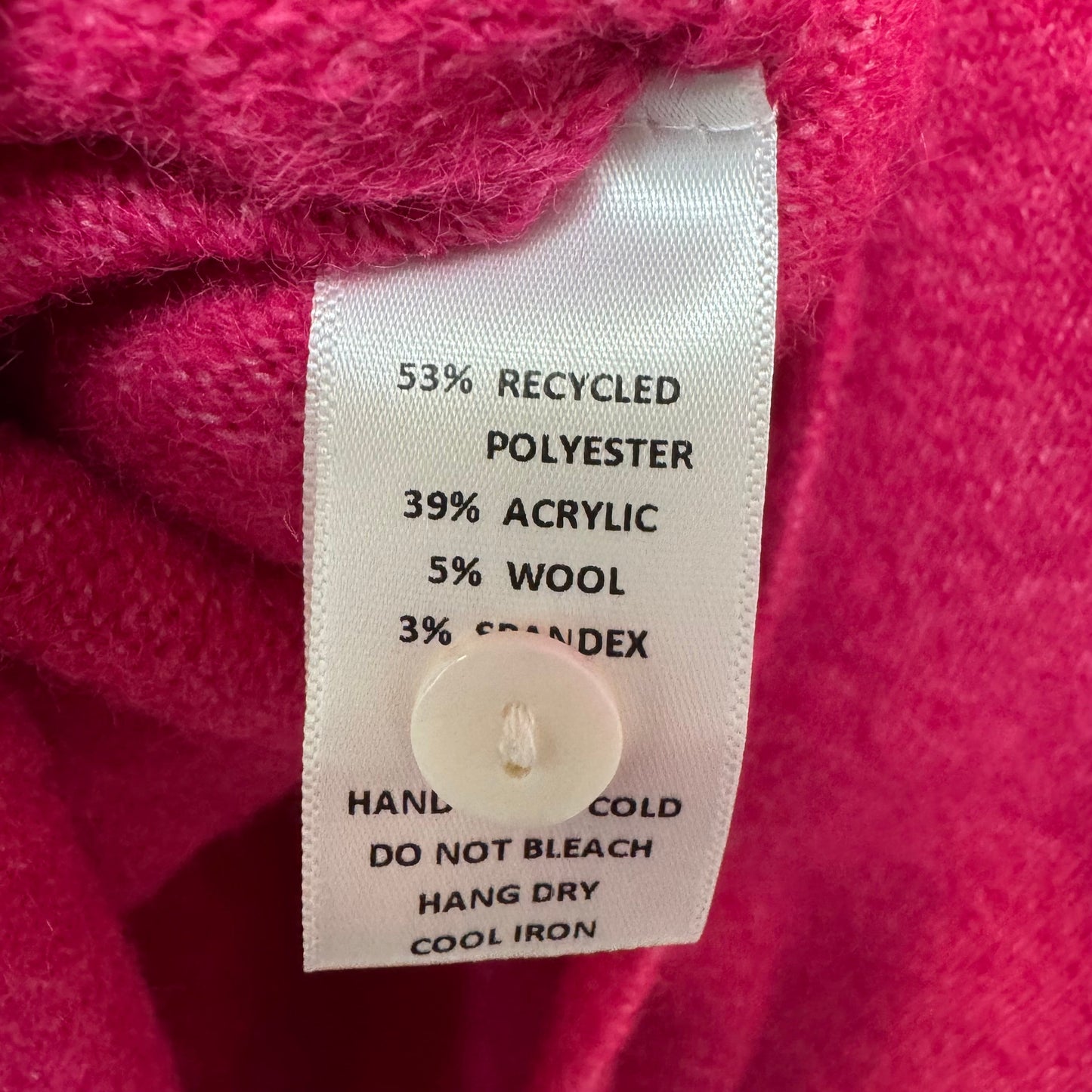 Sweater Cardigan By Things Between In Pink, Size: L