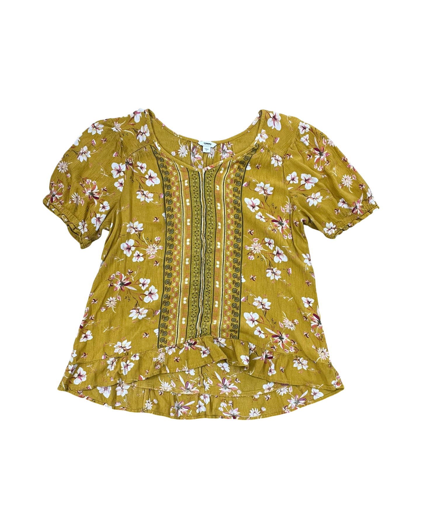Top Ss By Sonoma In Gold, Size:L