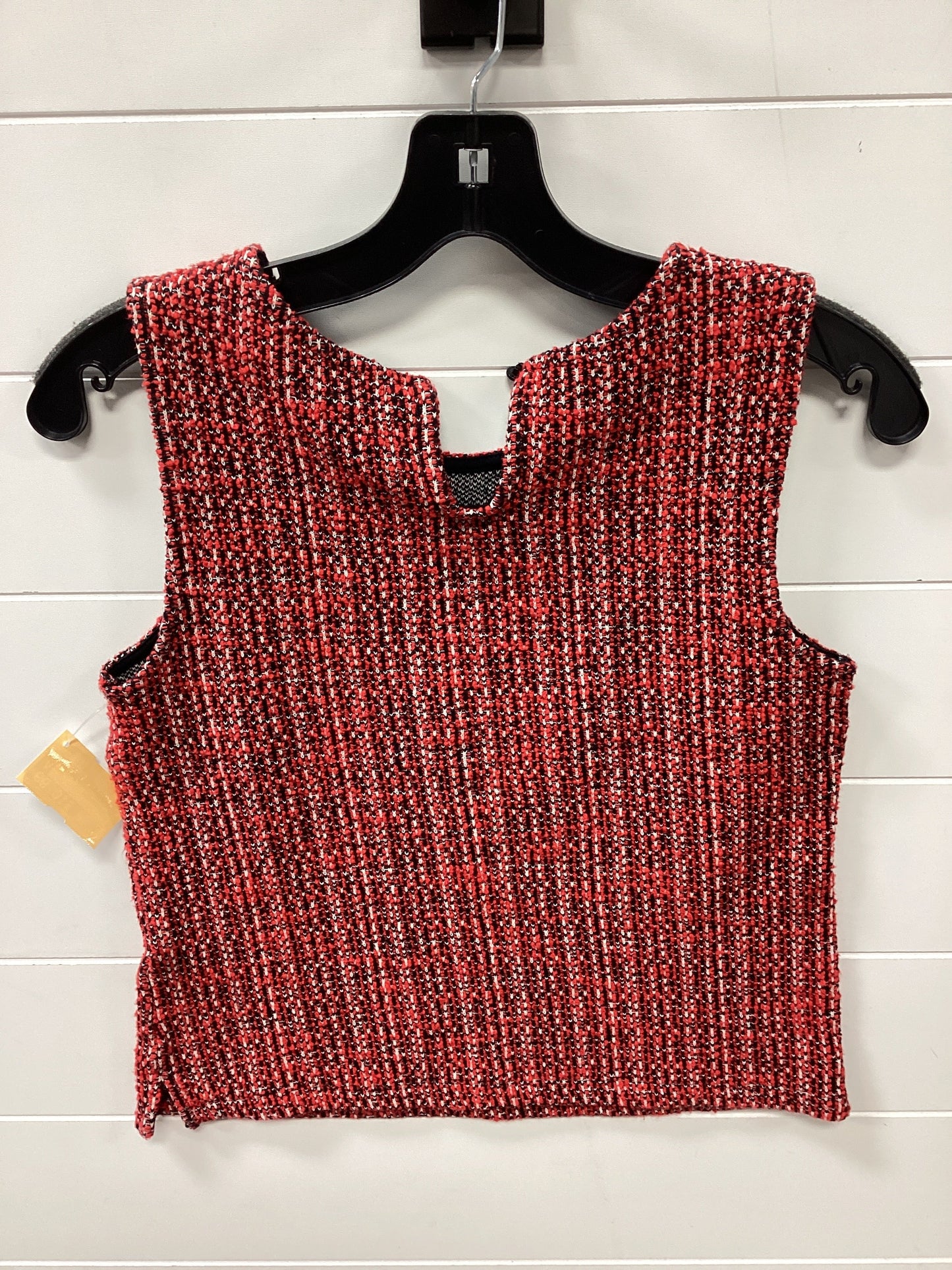 Top Sleeveless By Banana Republic In Red, Size:Xsp