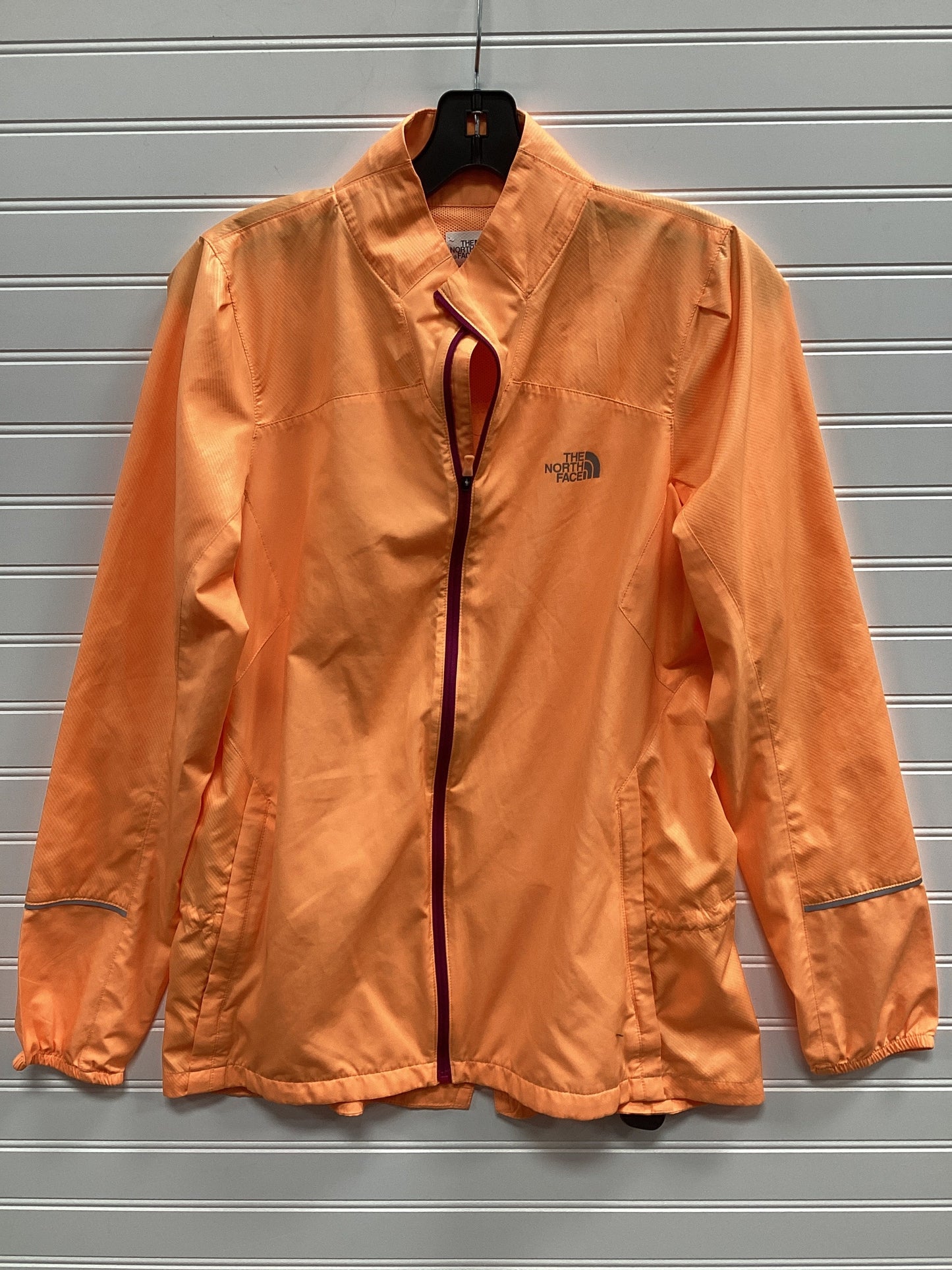 Athletic Jacket By The North Face In Orange, Size:M