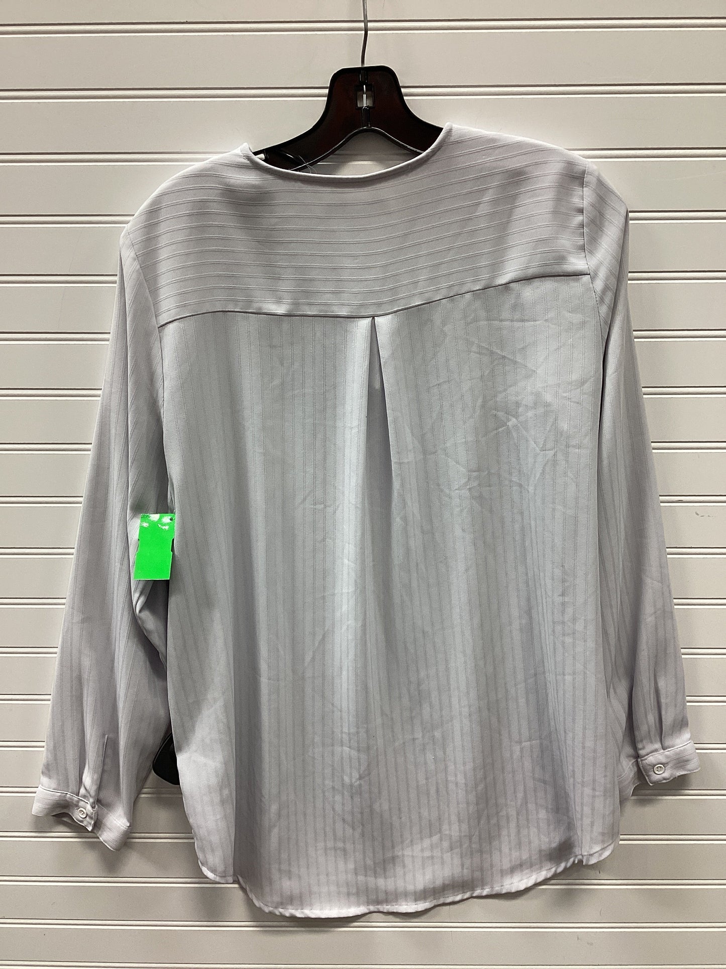 Blouse Ls By Adrianna Papell In White, Size:M