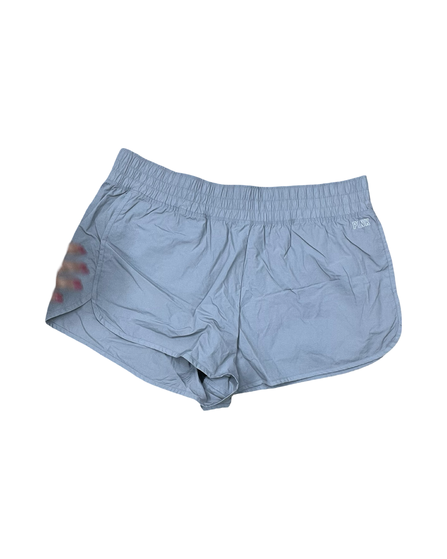 Athletic Shorts By Pink In Grey, Size:1X