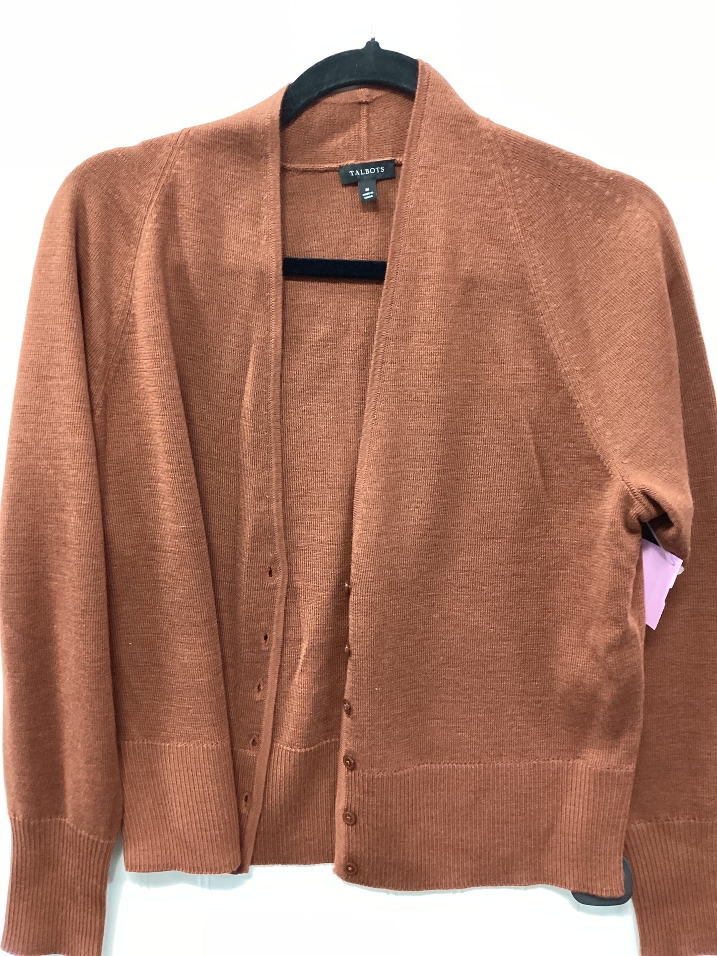 Cardigan By Talbots In Brown, Size:M