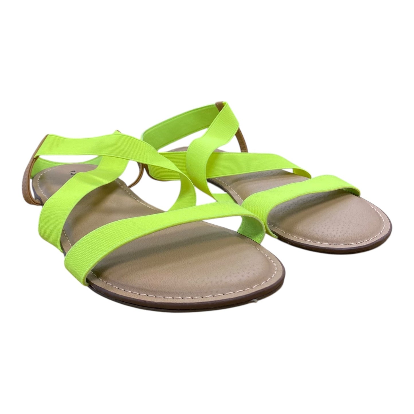 Sandals Flats By Torrid In Yellow, Size:11.5