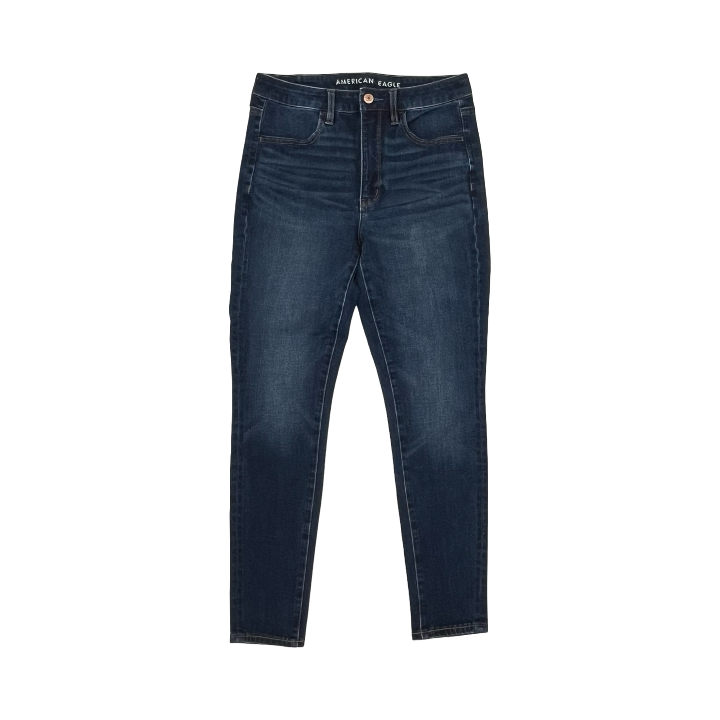 Jeans Jeggings By American Eagle In Blue Denim, Size:6