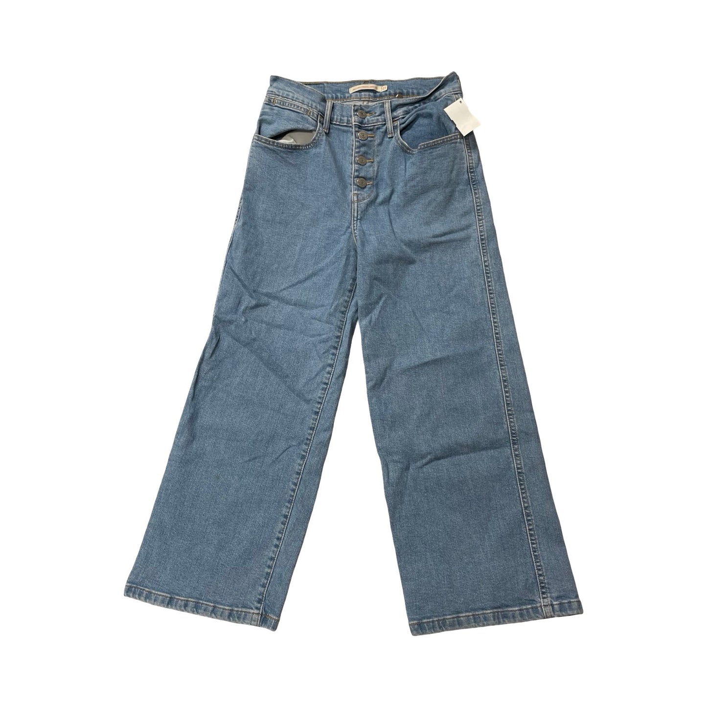 Jeans Cropped By Levis In Blue, Size:4