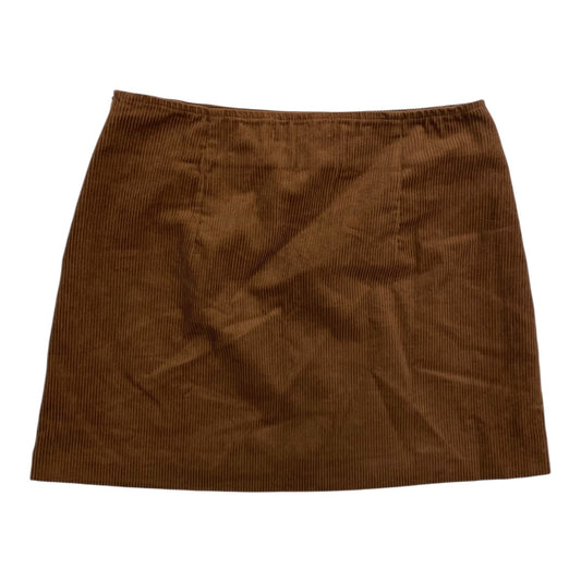 Skirt Mini & Short By Leela & Lavender In Brown, Size:M