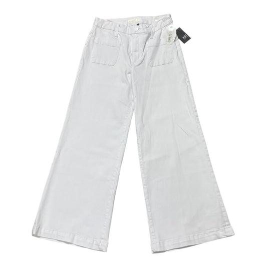 Jeans Wide Leg By Kut In White, Size:6