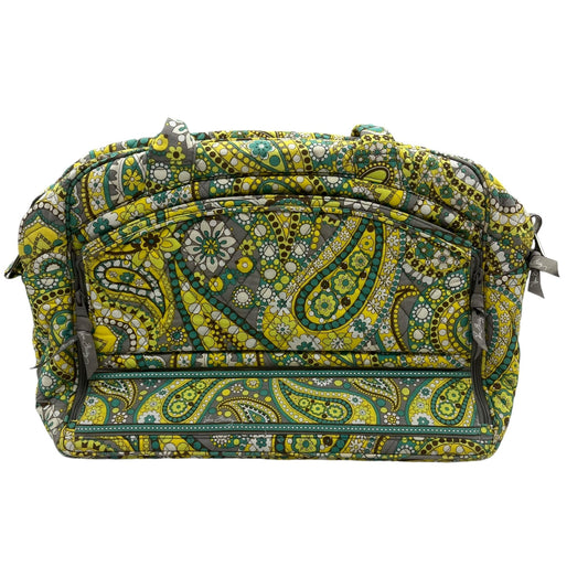 Handbag By Vera Bradley In Yellow, Size:Large