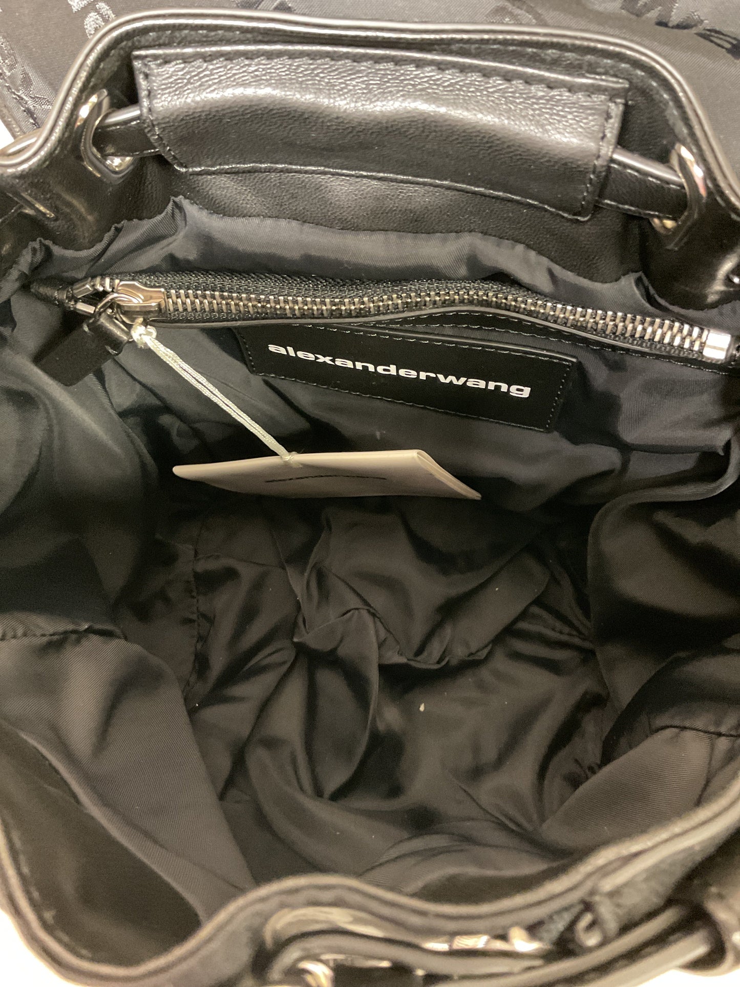 Backpack Luxury Designer By Alexander Wang In Black, Size:Medium